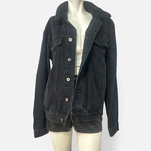 TRIOT Black Denim Jacket